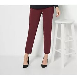 Susan Graver Burgundy Weekend Pants